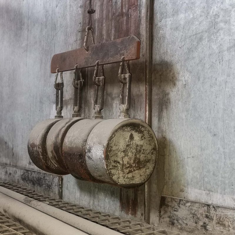 Fahrweg Schiebebuehne Pressen Hangseite